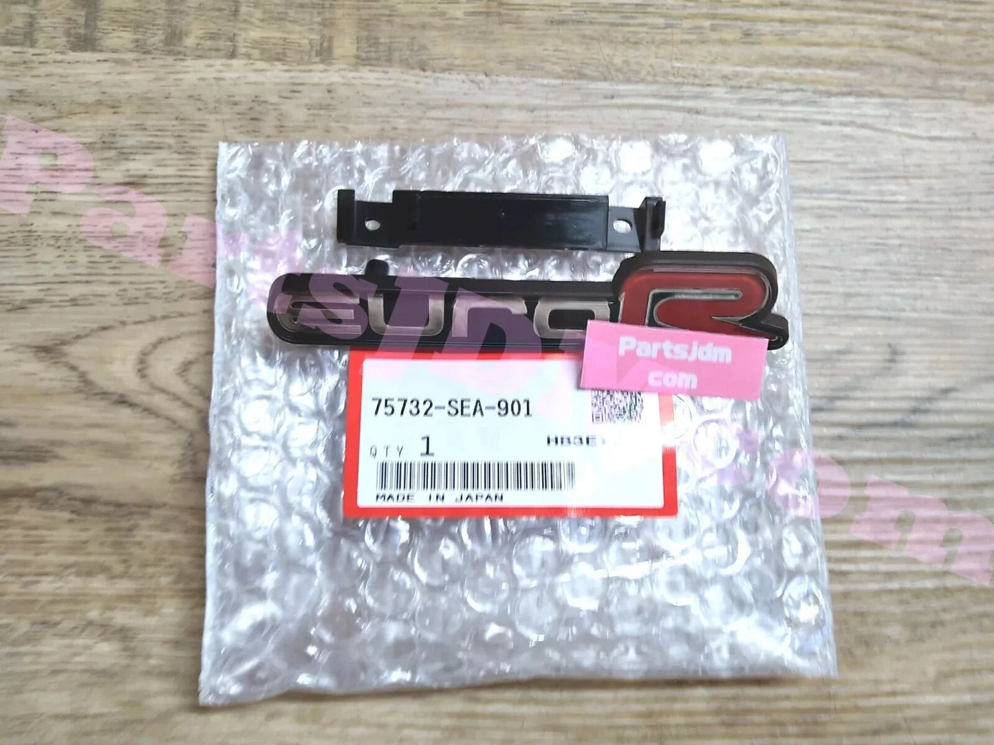 Honda Genuine JDM Accord Euro R Emblem Front 75732-SEA-901 OEM Euro-R CL7 CL8 CL9