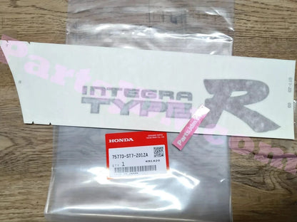 Genuine Honda Integra Type R DC2 Sticker set 75773-ST7-Z01ZA 75783-ST7-Z01ZA