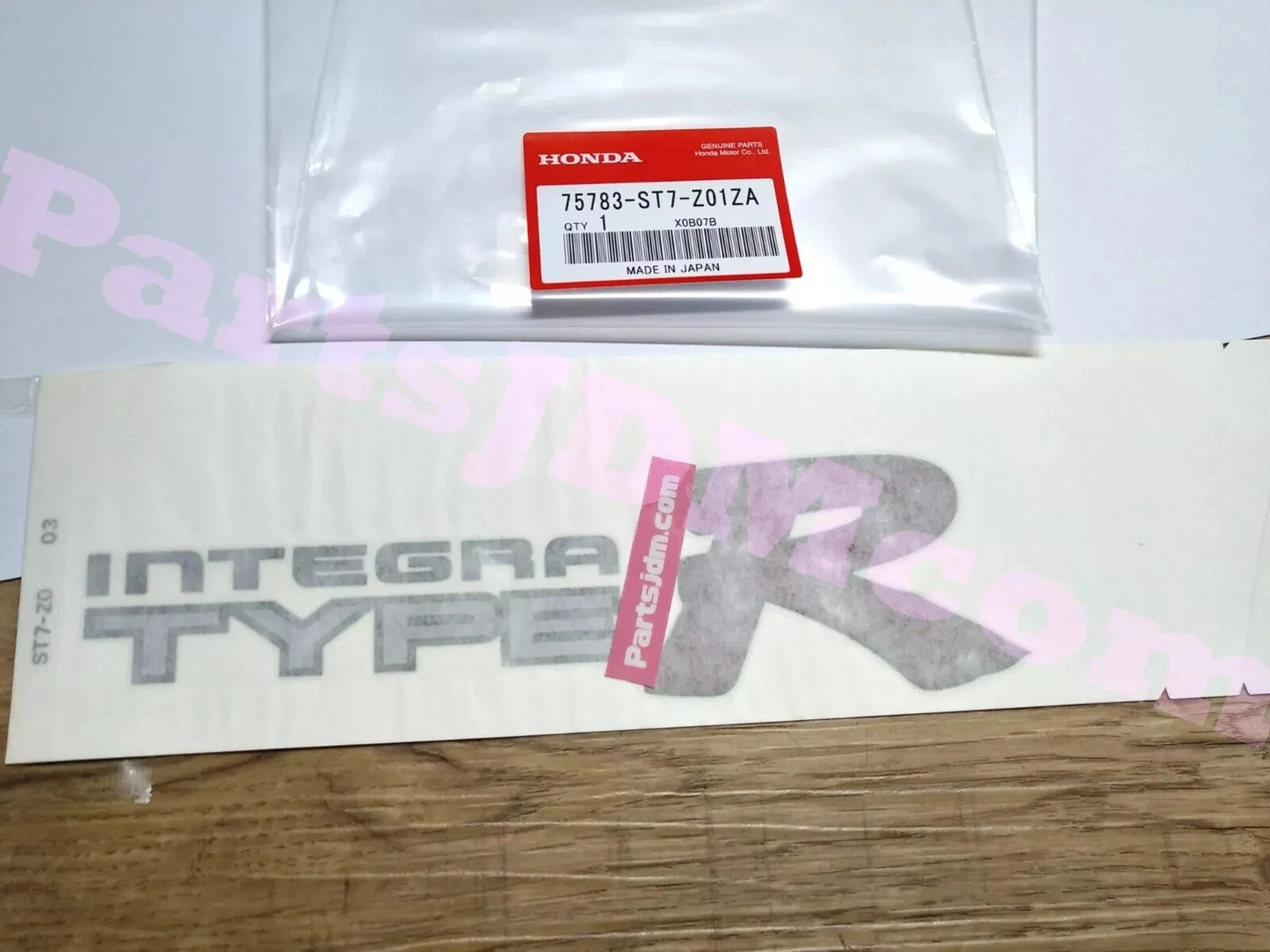 Genuine Honda Integra Type R DC2 Sticker set 75773-ST7-Z01ZA 75783-ST7-Z01ZA