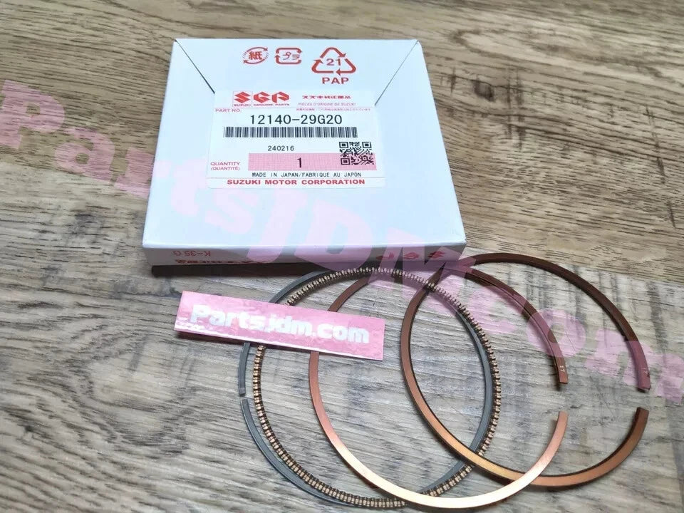 SUZUKI GENUINE JDM OEM GSX-R600 08-22 4PCS PISTON RING SET 12140-29G20