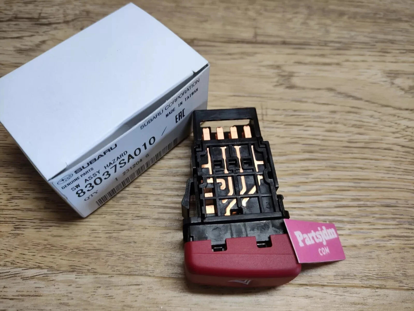 SUBARU Genuine JDM Forester STI SG5 SG9 03-07 Red Hazard Switch Button 83037SA010