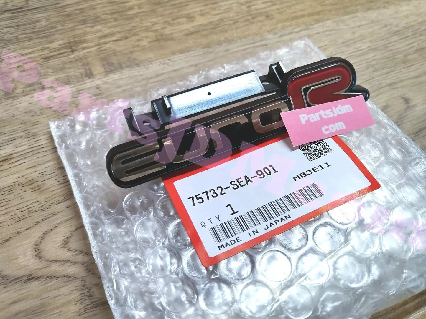Honda Genuine JDM Accord Euro R Emblem Front 75732-SEA-901 OEM Euro-R CL7 CL8 CL9