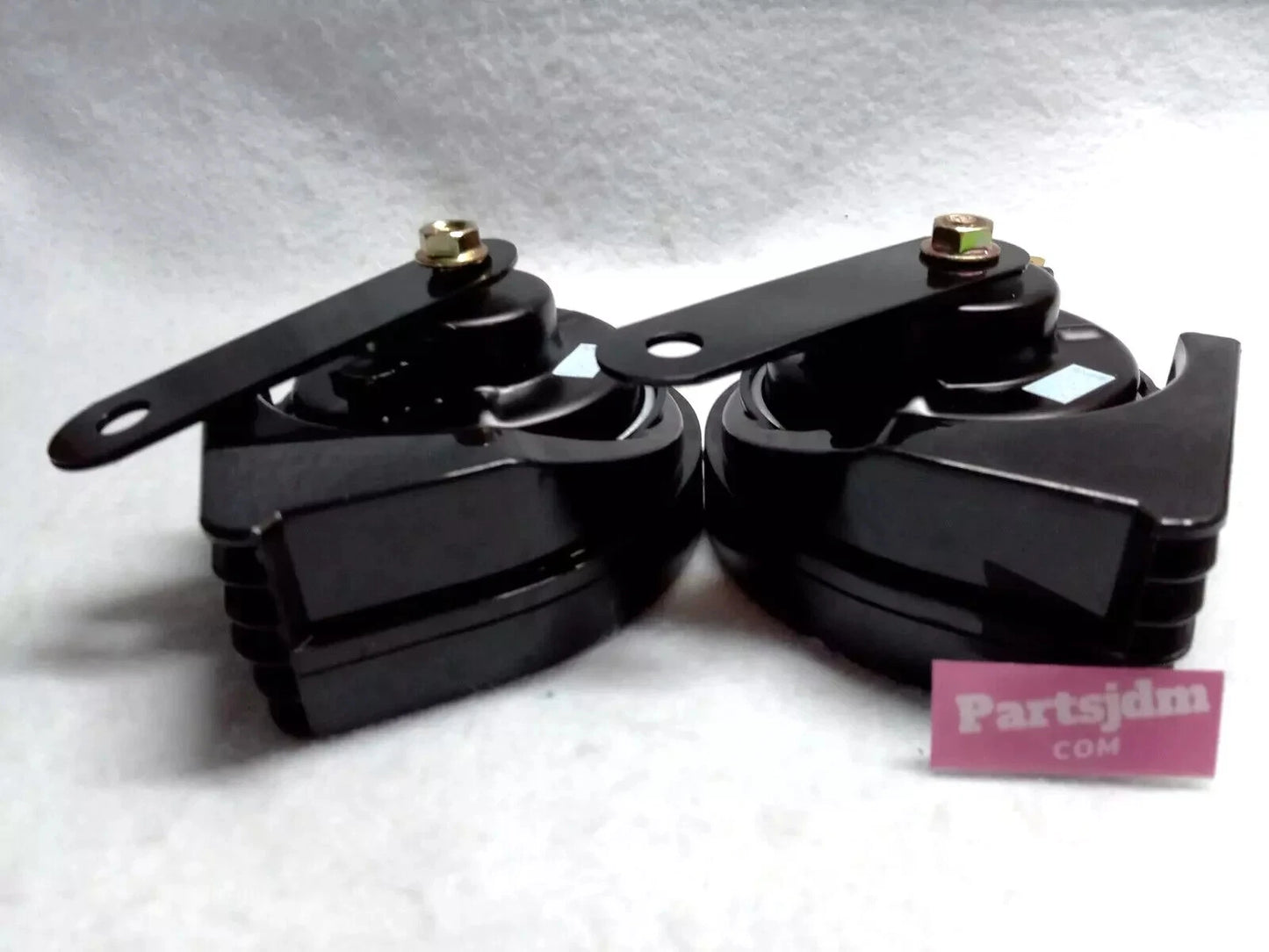 بوق شاحنة هوندا أكتي، بنمط لكزس، صوت منخفض وعالي، طقم من قطعتين HA8 HA9 أسود