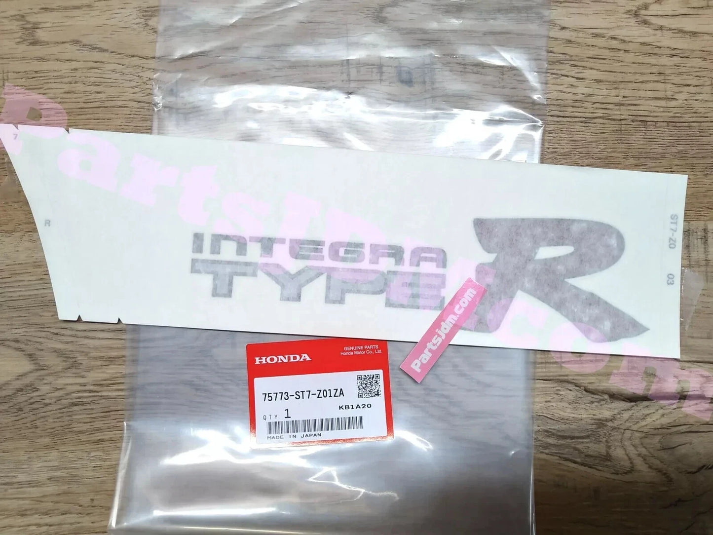 Genuine Honda Integra Type R DC2 Sticker set 75773-ST7-Z01ZA 75783-ST7-Z01ZA