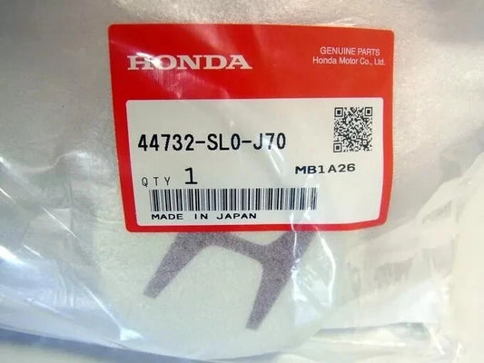 غطاء مركزي أصلي من هوندا، رقم القطعة 44732-SL0-J70، طراز DC2 Type R Integra، لون أبيض ناصع.