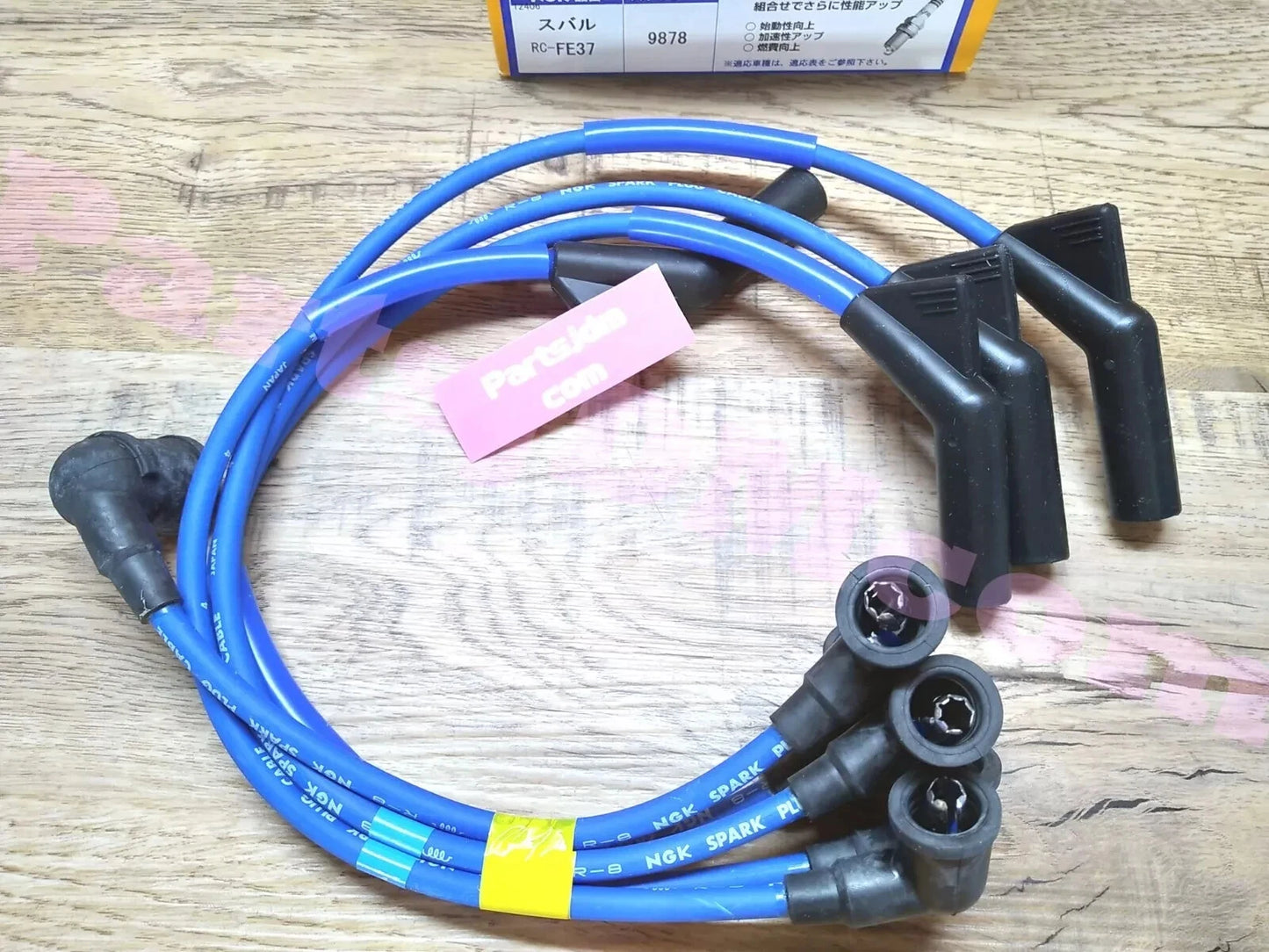 Fit SUBARU SAMBAR Truck KS3 KS4 Distributor Cap & Spark Plug Cable & Ring