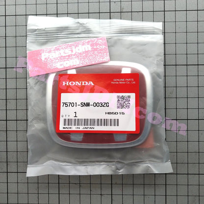 HONDA Genuine CIVIC 4D FD1 FD2 Rear Red Emblem 75701-SNW-003ZG