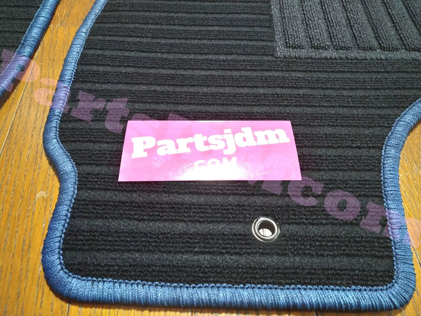 Fits HONDA ACTY Truck HA3 HA4 Front Floor Mat Set Black & Blue Mini Kei JDM 93-99