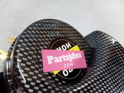 Fits Honda Acty Truck Horn Style Low & High Sound Set of 2 HA8 HA9 Carbon Color
