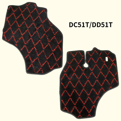 Suzuki Carry Truck Floor Mat 2pcs DD51T DC51T black Gray Red Dedicated design Rug