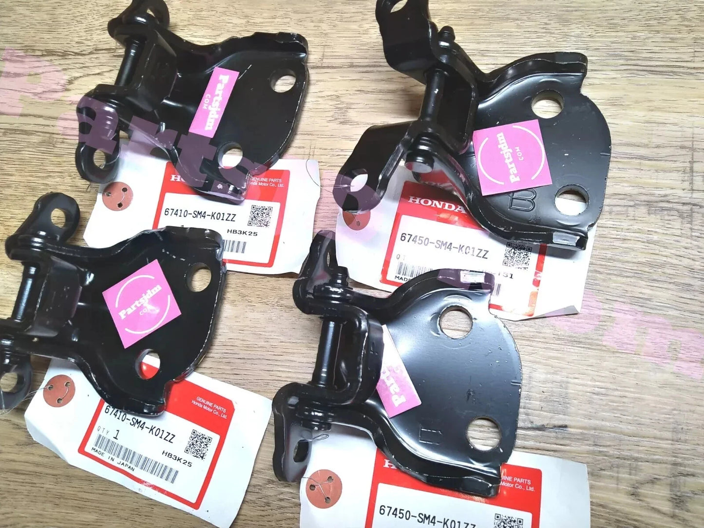 HONDA GENUINE JDM CIVIC EG4 EG6 SIR Right & Left Side Door Hinge Set