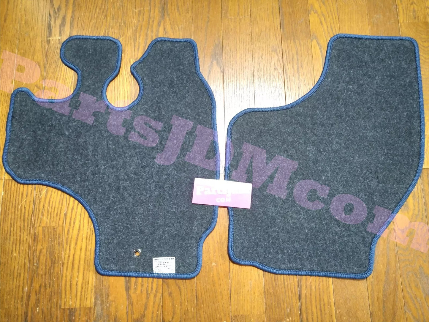 Fits HONDA ACTY Truck HA3 HA4 Front Floor Mat Set Black & Blue Mini Kei JDM 93-99