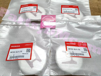 غطاء مركزي أصلي من هوندا JDM 44732-SL0-J70 لسيارة سيفيك تايب آر EK9، طقم من 4 قطع