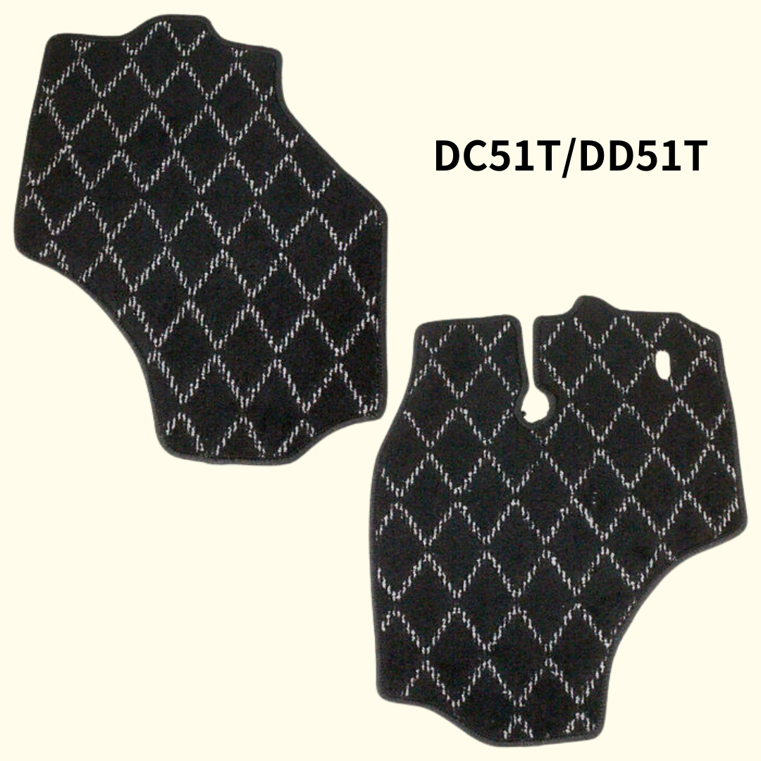 Suzuki Carry Truck Floor Mat 2pcs DD51T DC51T black Gray Red Dedicated design Rug