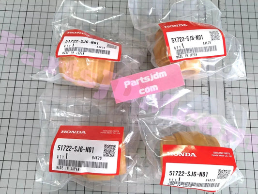 Honda Genuine ACTY Truck HA3 HA4 HA5 Rubber Front Bump Stopper 51722-SJ6-N01 x4
