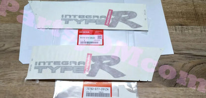 Genuine Honda Integra Type R DC2 Sticker set 75773-ST7-Z01ZA 75783-ST7-Z01ZA
