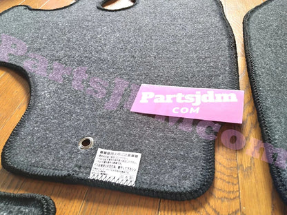 Fits Honda Acty Van Street HH3 HH4 (1993–1999) Black Floor Mats Front & Rear Left/Right Set