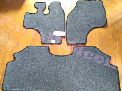Fits Honda Acty Van Street HH3 HH4 (1993–1999) Black Floor Mats Front & Rear Left/Right Set