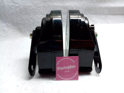 بوق شاحنة هوندا أكتي، بنمط لكزس، صوت منخفض وعالي، طقم من قطعتين HA8 HA9 أسود