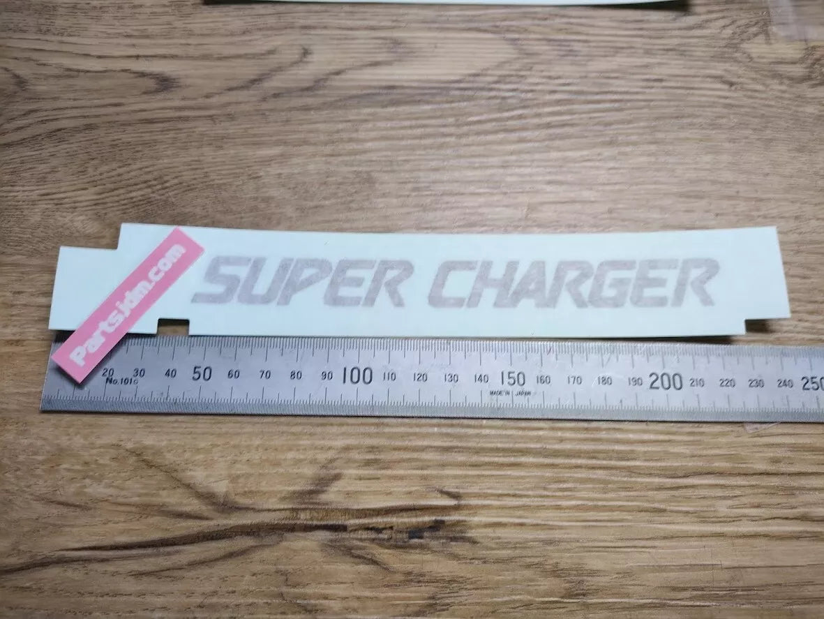SUBARU Super charger label emblem Decal sticker 93073TC270 JDM OEM Genuine  old-rarity-japan