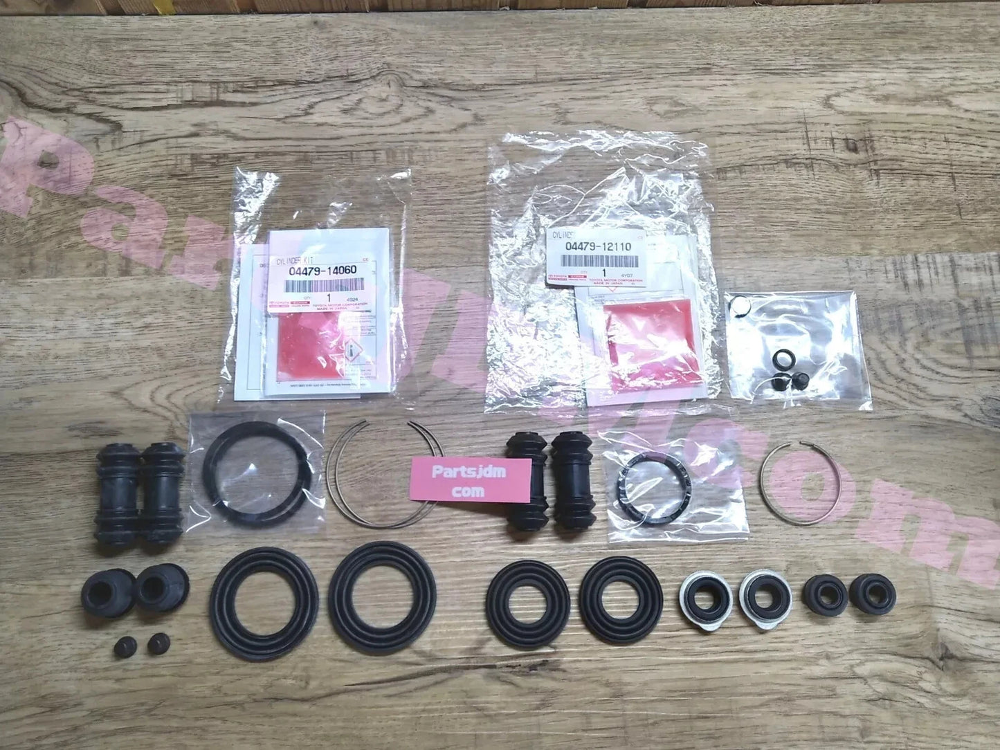 TOYOTA AE86 JDM Corolla Levin Trueno Front & Rear Caliper Repair Kit Set Genuine