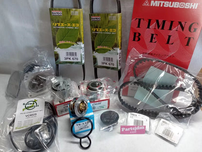 Fits Honda Acty JDM HA6 HA7 Timing Belt 11 Parts Kit Tracking Number