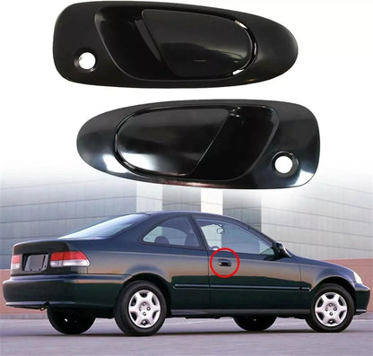 طقم مقابض أبواب خارجية أصلية من هوندا، طراز سيفيك 92-95 بثلاثة أبواب (EG3، EG4، EG6، EG8، EG9، EJ1)، يمين ويسار
