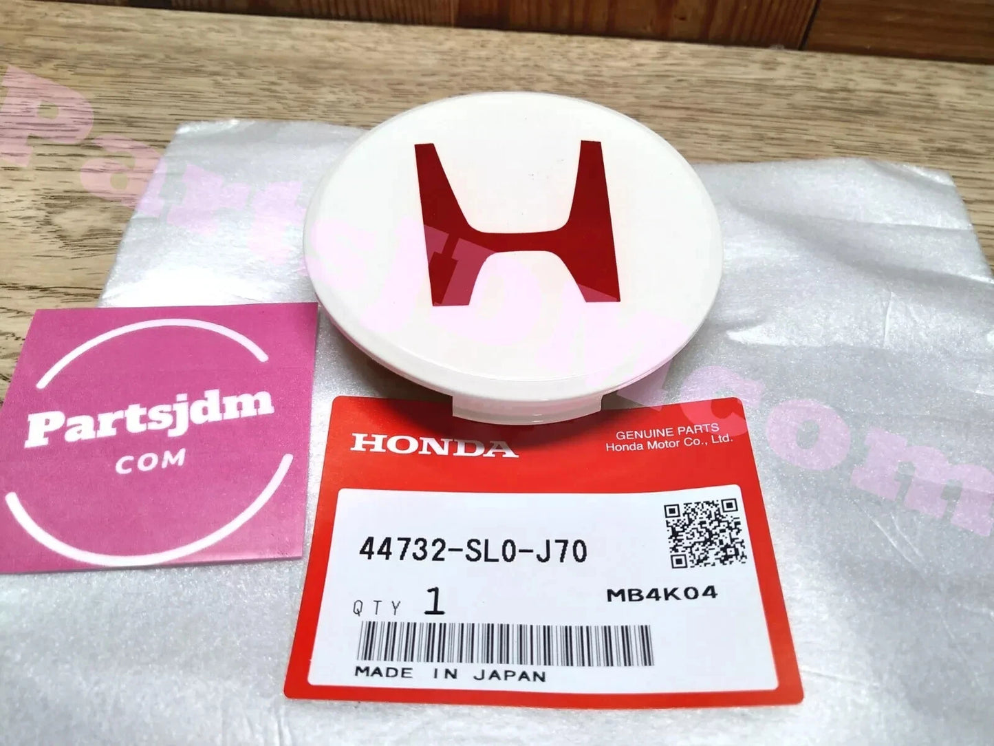 غطاء مركزي أصلي من هوندا JDM 44732-SL0-J70 لسيارة سيفيك تايب آر EK9، طقم من 4 قطع