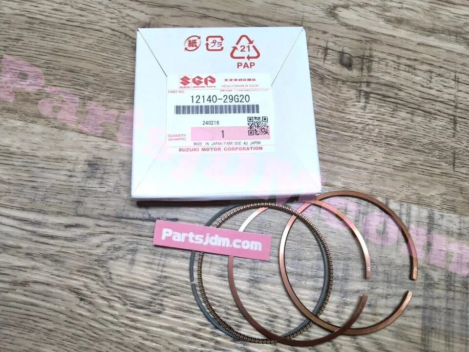 SUZUKI GENUINE JDM OEM GSX-R600 08-22 4PCS PISTON RING SET 12140-29G20