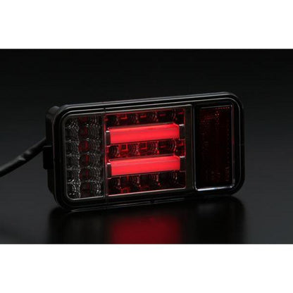 REIZ LED Tail Lights Clear Lens / Inner Chrome Fits DA63T Carry / DG63T Scrum Truck