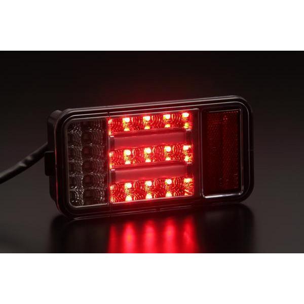 REIZ LED Tail Lights Clear Lens / Inner Chrome Fits DA63T Carry / DG63T Scrum Truck