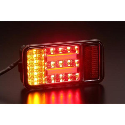 REIZ LED Tail Lights Clear Lens / Inner Chrome Fits DA63T Carry / DG63T Scrum Truck