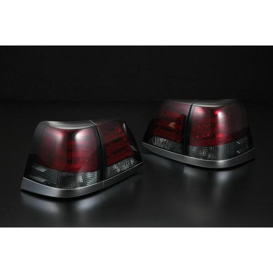 Fits TOYOTA Land Cruiser 200 Series LED Tail Lamps with Red Smoke Lens