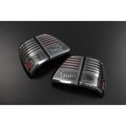 Fits TOYOTA Land Cruiser 100 Early/Mid-Model LED Tail Lamps with Smoked Lens