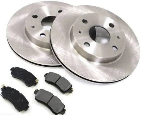 Subaru Sambar KS3 KS4 Genuine Front Brake Rotor and Brake Pad Set