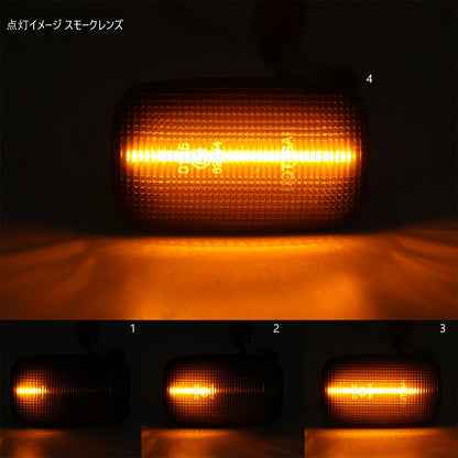 Sequential LED Side Marker Lights for Toyota Land Cruiser 70 Series GRJ7# GDJ76W