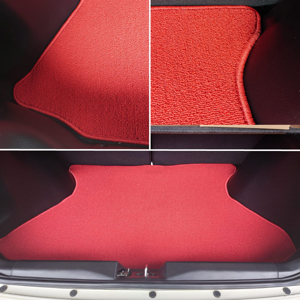 For HONDA Civic EK9 Luggage mats Cargo mat Red