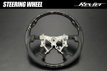Revier Crash Carbon Style Steering Wheel for Toyota Land Cruiser 100 Series