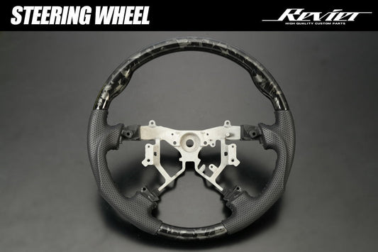 Revier Crash Carbon Style Steering Wheel for Toyota Land Cruiser 100 Series