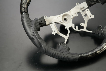 Revier Crash Carbon Style Steering Wheel for Toyota Land Cruiser 100 Series