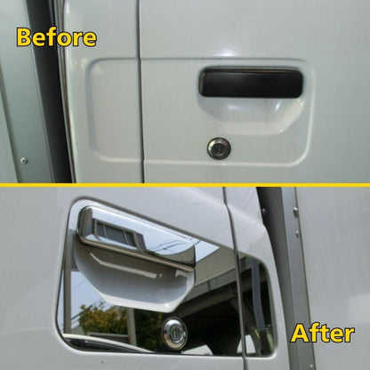 SUS304 Stainless Door Handle Cover R/L Set Mirror Finish Fits Subaru Sambar TT1 TT2 1999–2012
