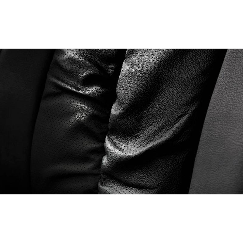 Artina Proud Series Stylish Leather Seat Covers Black Fits Toyota Land Cruiser UZJ100W HDJ101K