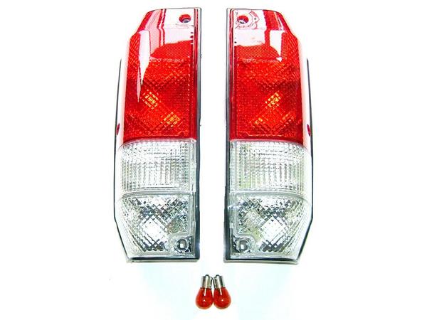 Fits Toyota Land Cruiser Prado 78 Series Crystal Headlight, Corner, Turn Signal, Tail Light & Side Marker Full Set 12V - KZJ78G KZJ78W