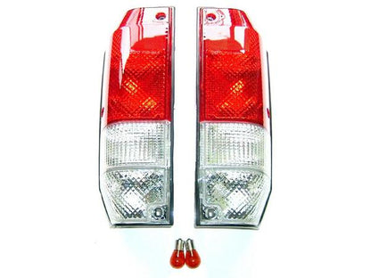 Fits Toyota Land Cruiser Prado 78 Series Crystal Headlight, Corner, Turn Signal, Tail Light & Side Marker Full Set 12V - KZJ78G KZJ78W