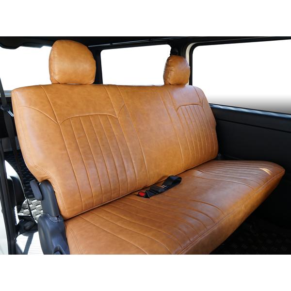 Toyota Hiace / Regius Ace 200 Series Vintage Brown Leather Seat Covers – Front & Second Row for Super GL (Model Years H16–Present, 1st–7th Gen, Standard & Wide Body)