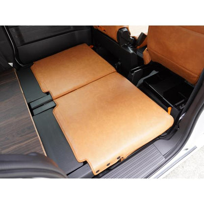 Honda N-VAN JJ1/JJ2 Vintage Brown Leather Seat Covers – Fits Models with Front Armrest & Rear Headrests (Jul 2018–Apr 2024)