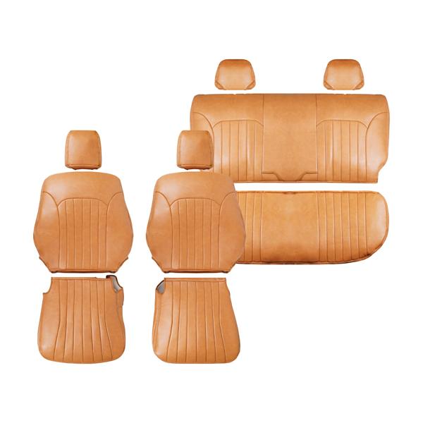 Toyota Probox / Succeed NCP160V NCP165V Vintage Brown Leather Seat Covers – Fits Gasoline Models F / TX (Sep 2014–May 2020)