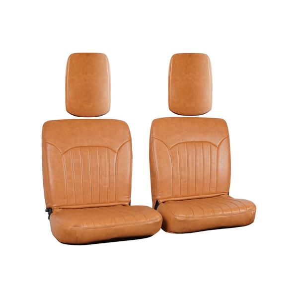 Suzuki Carry Truck DA16T / Mazda Scrum Truck DG16T / Nissan Clipper Truck DR16T Vintage Brown Leather Seat Covers – Custom Fit for All Models (From Sept 2013 Onward)