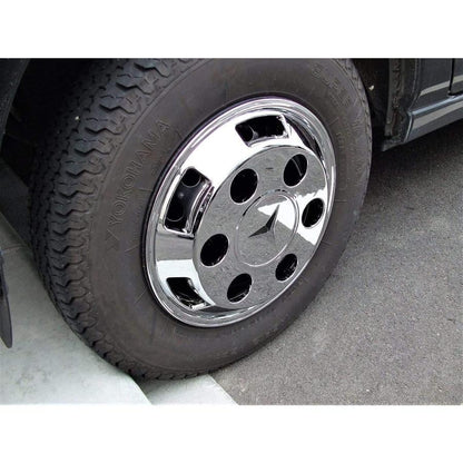 DX Chrome Wheel Covers Set for Kei Trucks 12 Inch Fits Sambar Hijet Carry etc.
