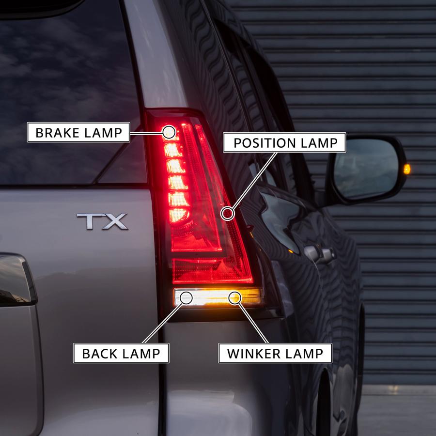 Fits Toyota Land Cruiser Prado Jewel LED Tail Lamp REVO Valenti